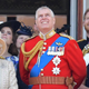 (L-R) Britain’s Queen Elizabeth II, Britain’s Princess Eugenie of York, Britain’s Prince Andrew, Duke of York, Britain’s Prince Harry, Duke of Sussex, and Britain’s Meghan, Duchess of Sussex, stand with other members of the Royal Family on the balcony of Buckingham Palace on June 8, 2019.